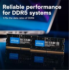 Crucial 32GB Kit (2x16GB) DDR5 5600MHz CL46 (PC5-44800) SODIMM Notebook Ram (CT2K16G56C46S5)