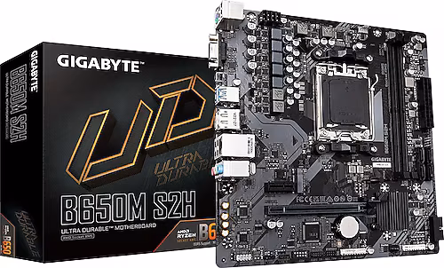 GIGABYTE B650M S2H DDR5 6400(OC) DP HDMI MATX AM5