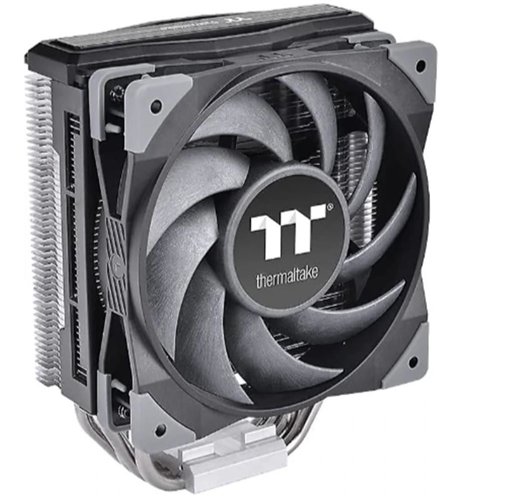 Thermaltake TOUGHAIR 310 CL‑P074‑AL12BL‑A Intel/AMD Uyumlu 4×6 mm Bakır Direkt Isı Borulu 120 mm PWM Fan (500–2000 rpm), 58.35 CFM, 170 W TDP CPU Hava Soğutucu