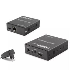 Hadron HDX1301 HDMI 1.3 150m CAT6 1080P Full HD Extender 8.1 Mbps Sinyal Uzatıcı Siyah