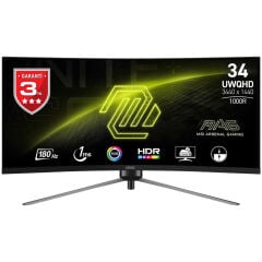 MSI 34'' MAG 345CQR Curved VA 1ms Siyah UWQHD Monitör