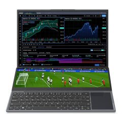 Quadro Diamond Duo Dual Screen 16 inç + 14 inç Dokunmatik Intel Core i7-10850H 16GB RAM 512GB NVMe SSD FreeDOS Dizüstü Bilgisayar