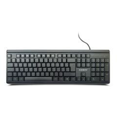 EVEREST KB-741F Siyah/Gri USB 2M Bakır Kablolu Türkçe F Klavye