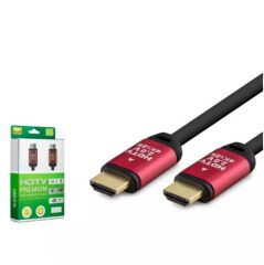 Hadron HDX2038 HDMI Kablo PVC 4K OD8.0 3 Metre Siyah