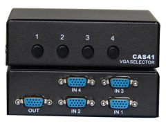 Vcom DD174 4-1 Port Manuel 350MHz Metal Vga Switch