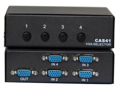 Vcom DD174 4-1 Port Manuel 350MHz Metal Vga Switch