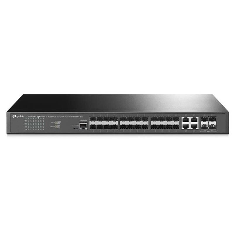 TP-Link Omada TL-SG3428XF 20×SFP + 4×Combo + 4×10G SFP+ Layer 2+ Yönetilebilir Rackmount Switch