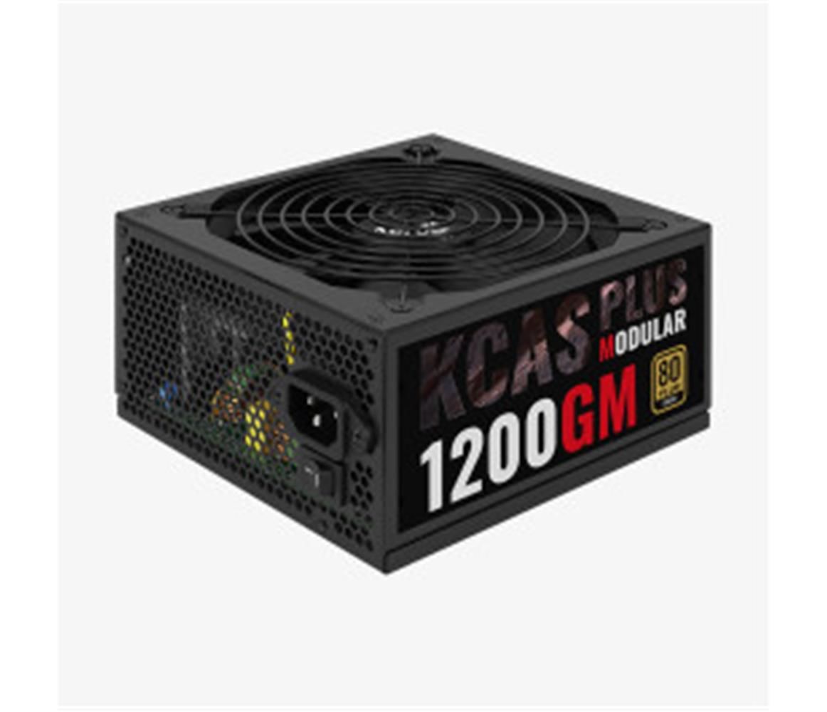 Aerocool AE KCASP1200GM KCAS1200GM 1200W 100-240V AC 14cm Fan 80+ Gold Güç Kaynağı