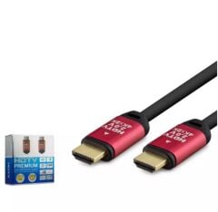 Hadron HDX2039 HDMI Kablo PVC 4K OD8.0 15 Metre Siyah