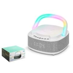 Hadron HD-S301 RGB Işıklı Bluetooth Taşınabilir Speaker - Beyaz