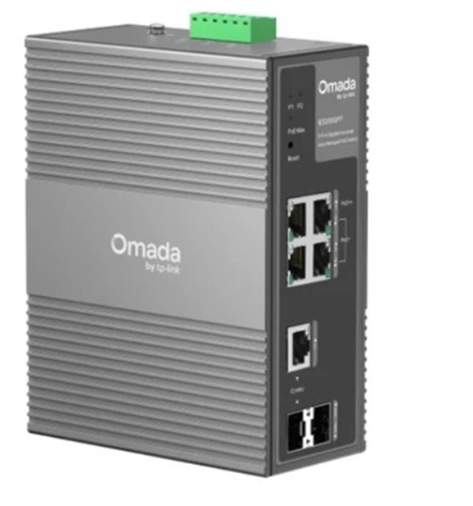 TP-LINK Omada IES206GPP 6x Gigabit Endüstriyel Yönetilebilir Switch, 3x PoE+ 1x PoE++ Port