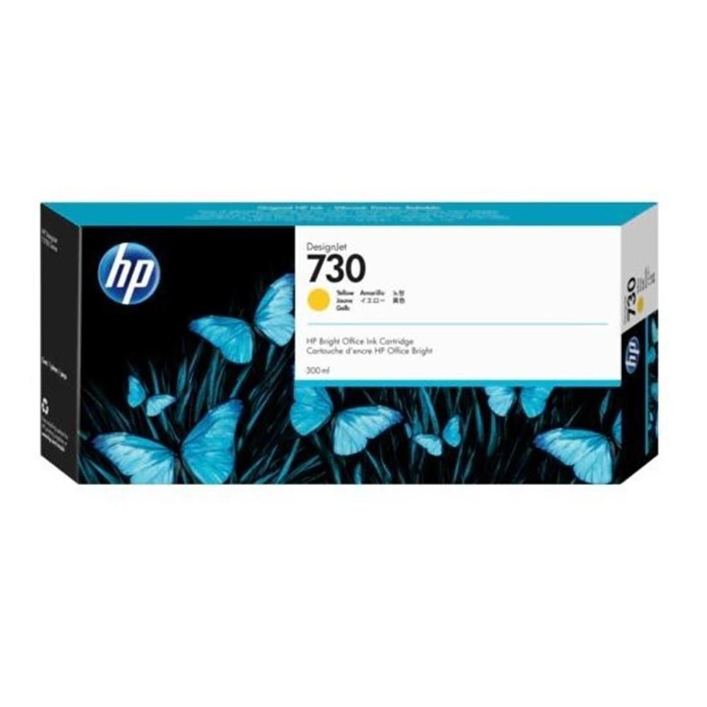 HP 730 Yellow (Sarı) 300ml Orijinal DesignJet Plotter Mürekkep Kartuşu - P2V70A