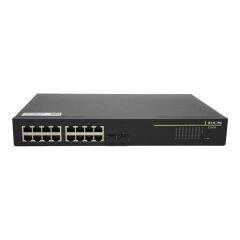 DCN ES430-18P-P 16-Port Gigabit PoE+ + 2-Port SFP Web Smart Yönetilebilir Switch