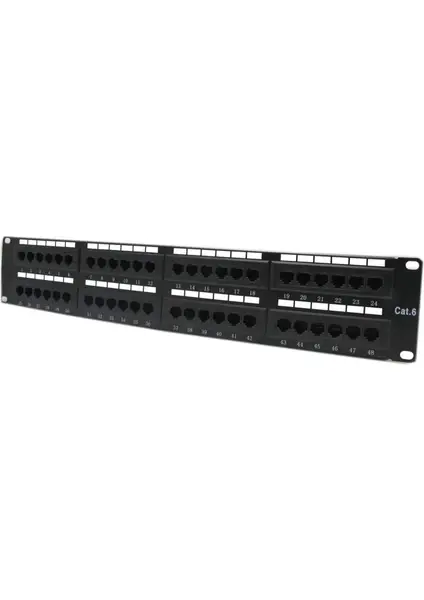 URANIUM CAT6 48 PORT DOLU PATCH PANEL