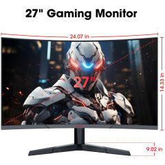 Koorui 27'' 27E6CA Curved 180Hz Gaming Monitör Siyah 1ms