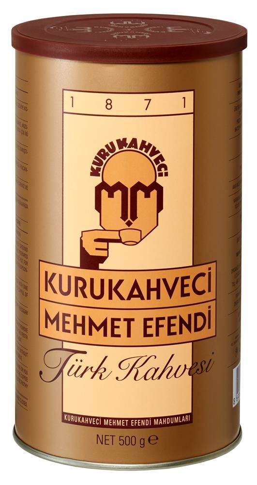 Kurukahveci Mehmet Efendi Türk Kahvesi - 500 gr Teneke Kutu (Vakumlu)