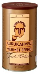 Kurukahveci Mehmet Efendi Türk Kahvesi - 500 gr Teneke Kutu (Vakumlu)