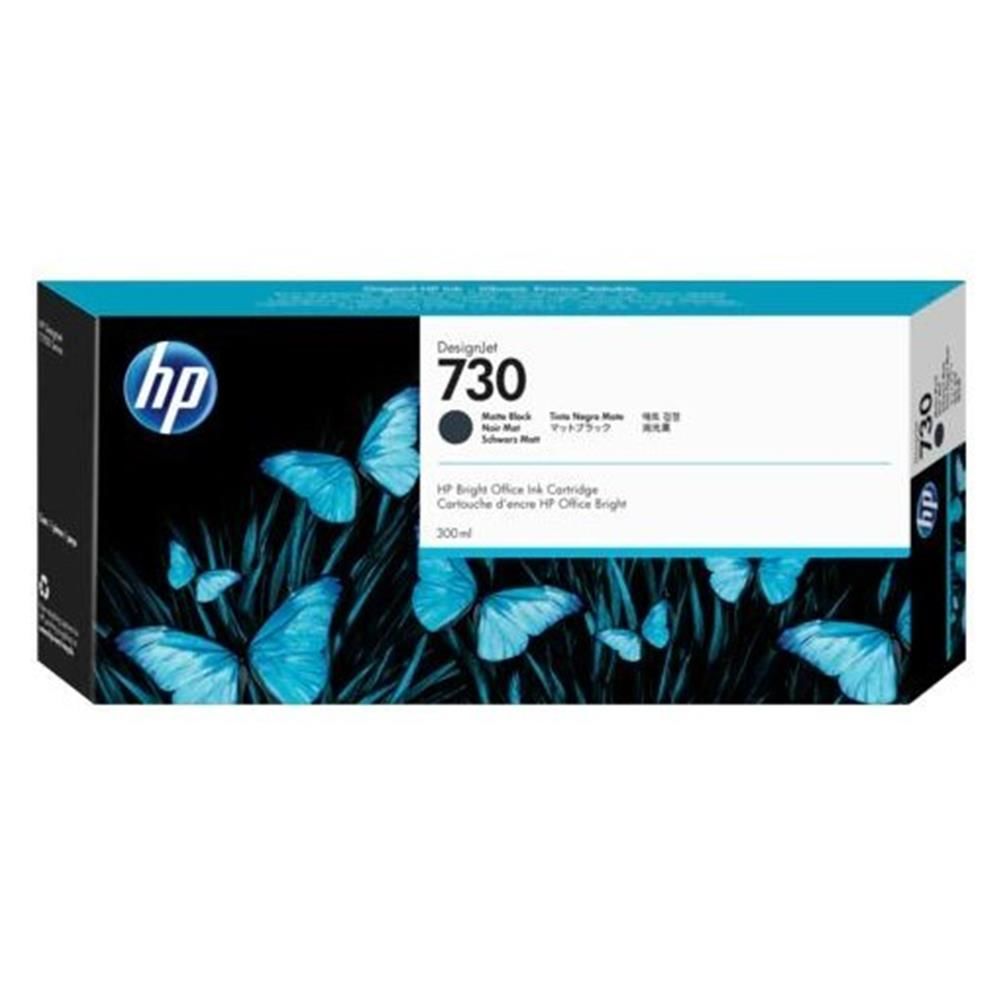 HP 730 (P2V71A) Mat Siyah (Matte Black) Plotter Mürekkep Kartuşu 300 ML