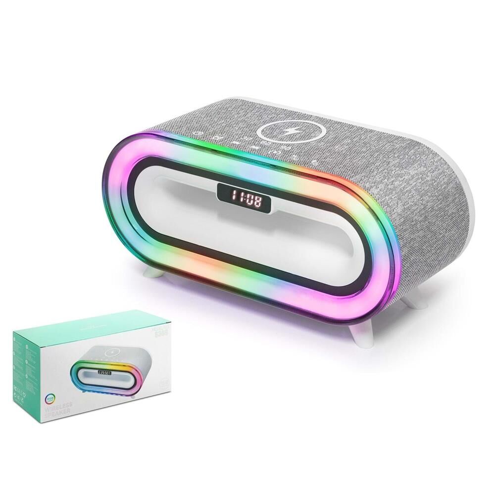 Hadron HD-A916 RGB Işıklı Kablosuz Bluetooth Hoparlör - Beyaz