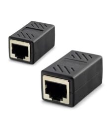 Hadron HDX5066 RJ45 Dişi - Dişi Ethernet Kablosu Uzatma Konnektörü - Siyah