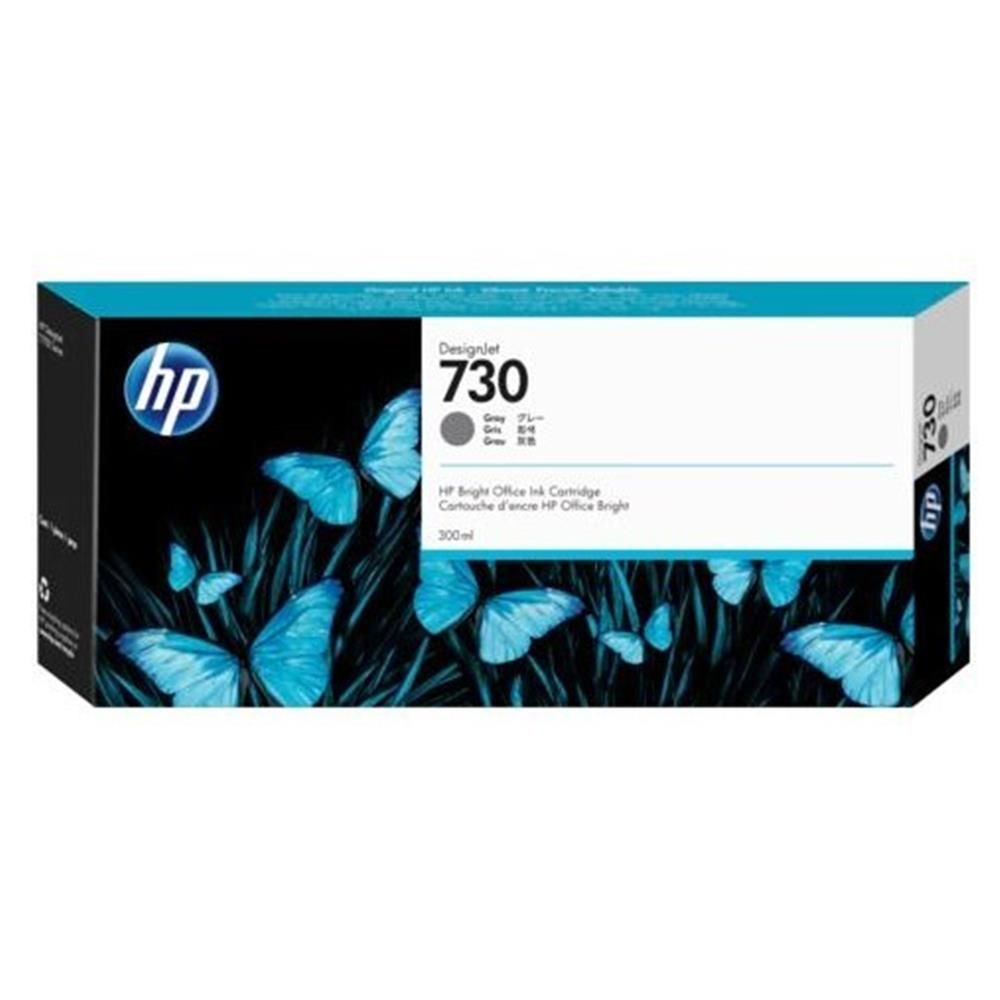 HP 730 (P2V72A) 300 ml Gray Gri DesignJet Plotter Kartuşu