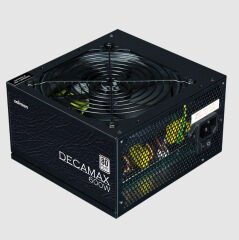 Zalman DecaMax 600W ZM600‑LX3 600 Watt 80PLUS Standard Aktif PFC 120 mm HDB Fan ATX 12V v2.31 Tek Ray +12V Single‑Rail 600W PSU