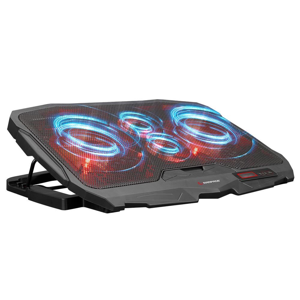 Addison Rampage AD-RC4 COLDBREEZE Kırmızı LED Işıklı 15''-17'' Notebook Soğutucu Stand