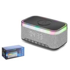 Hadron HD-S300 RGB LED Işıklı Taşınabilir Bluetooth Hoparlör - Siyah