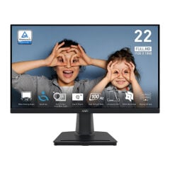 MSI 21.5'' Pro MP225V Flat VA 1ms Adaptıve-Sync Siyah FHD Monitör