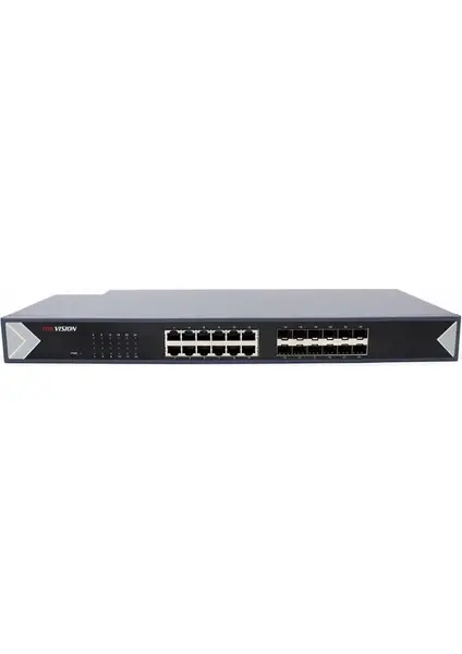 Hikvision DS-3E0524TF(B) 24 PORT(12×Gigabit RJ45 port,12×Gigabit Fiber) Switch