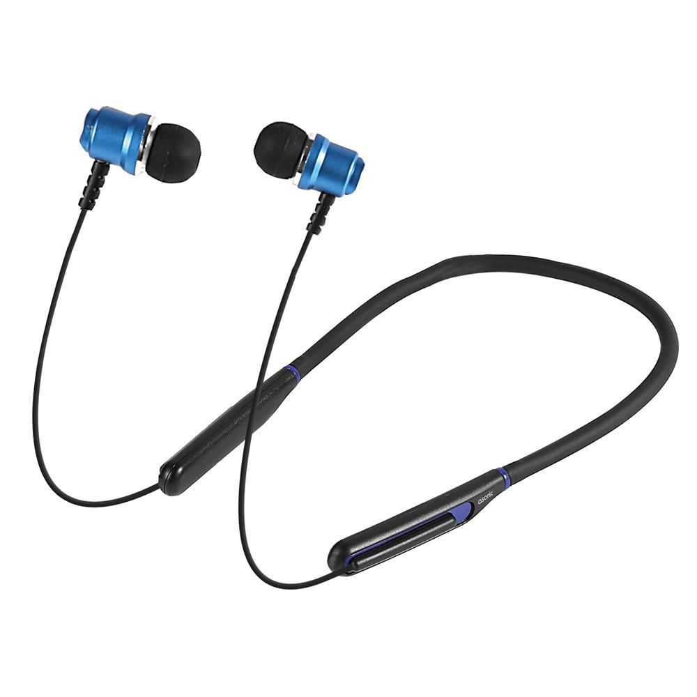 Asonic AS-XBK65 Siyah-Mavi Boyun Askılı Mıknatıslı Bluetooth+TF Kart Spor Kulak İçi Kulaklık