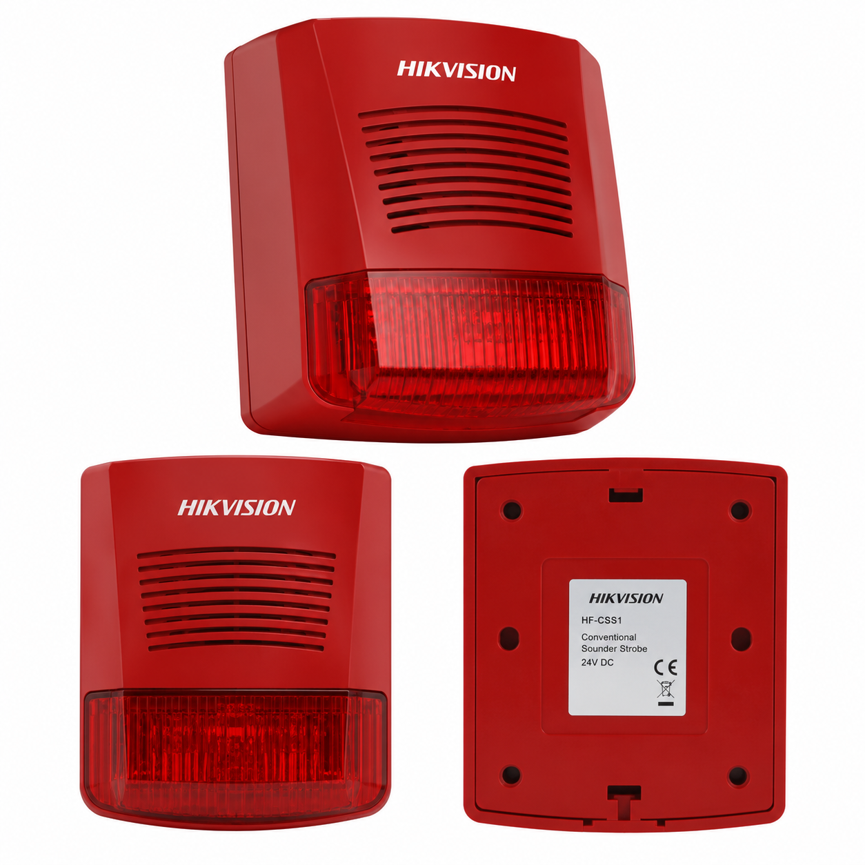 Hikvision HF-CSS1 Konvansiyonel Flaşörlü Yangın Alarm Sireni