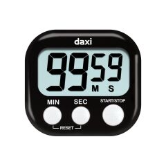 Daxi TX-100 Siyah Dijital LCD Kronometre 1/100 Sn Hassasiyet