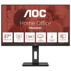 AOC 27E3QAF 27'' 4ms 75Hz Full HD IPS Pivot Yükseklik Ayarlı Hoparlörlü Monitör