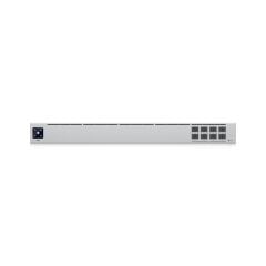 Ubiquiti UniFi USW‑Aggregation 8 Port 10G SFP+ Rackmount Layer 2 Fanless Switch (160 Gbps, 119 Mpps, 1.3'' Renkli Touchscreen)