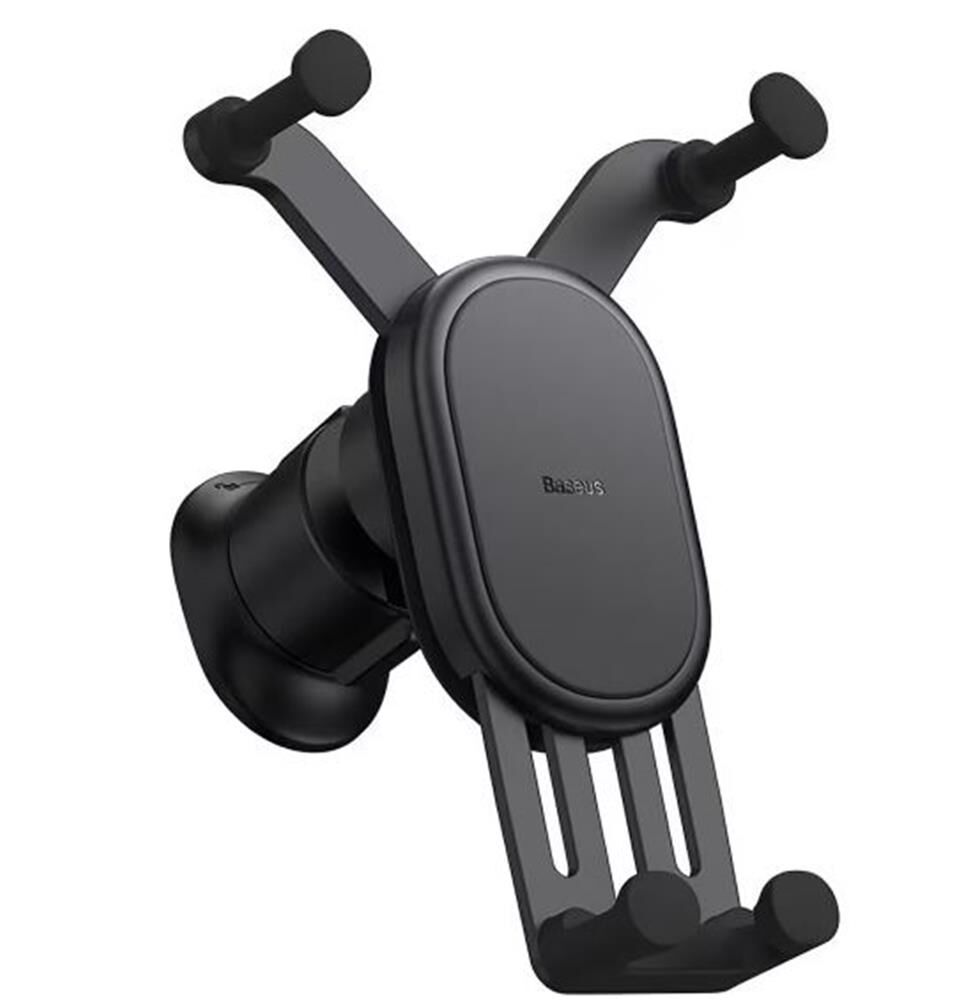 Baseus Steel Cannon Pro (SUWX020001) Havalandırma Tipi Araç İçi Telefon Tutacağı - Siyah