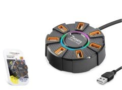 Hadron HDX7035 USB Hub, 7 Port, 1.2m Kablo, Siyah