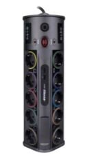 S-link SPG3-J-5 1.5 Metre 306 Joule 5'li Akım Korumalı Priz - Siyah