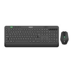 EVEREST KM-2620 USB Sessiz Switch Kablosuz Siyah Q Multimedia Klavye + Mouse