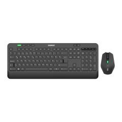 Everest KM-2620 Siyah 2.4GHz Kablosuz USB Sessiz Switch İnce Q Multimedya Klavye + Mouse Set
