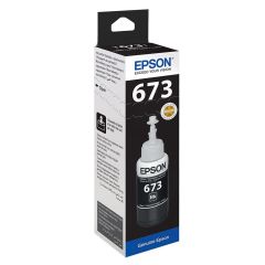 Epson T6731 Siyah (Black) Orijinal Mürekkep Şişesi (70ml) T67314A