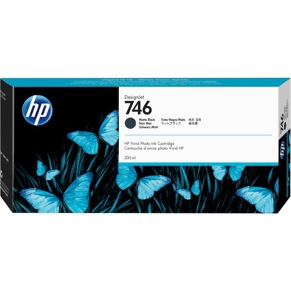 HP 746 300-ml Matte Black DesignJet Ink Cartridge (P2V83A)