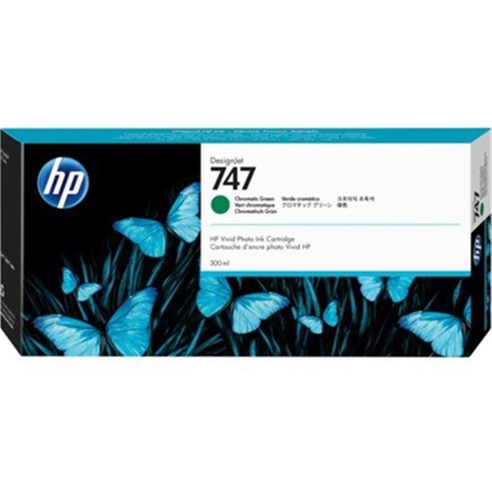 HP 747 300-ml Chromatic Green (Kromatik Yeşil) DesignJet Mürekkep Kartuşu - P2V84A