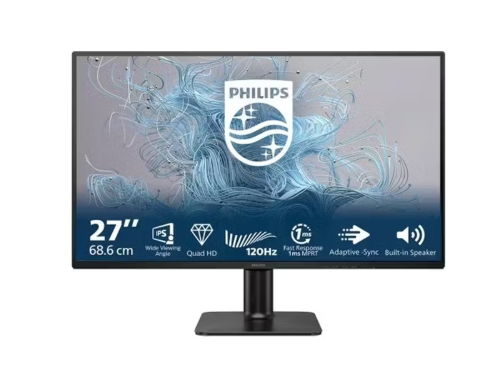 Philips 27E2N2500 27 İnç 1ms 120Hz 2K QHD IPS Flicker-Free Adaptive Sync HDMI DisplayPort VESA Monitör