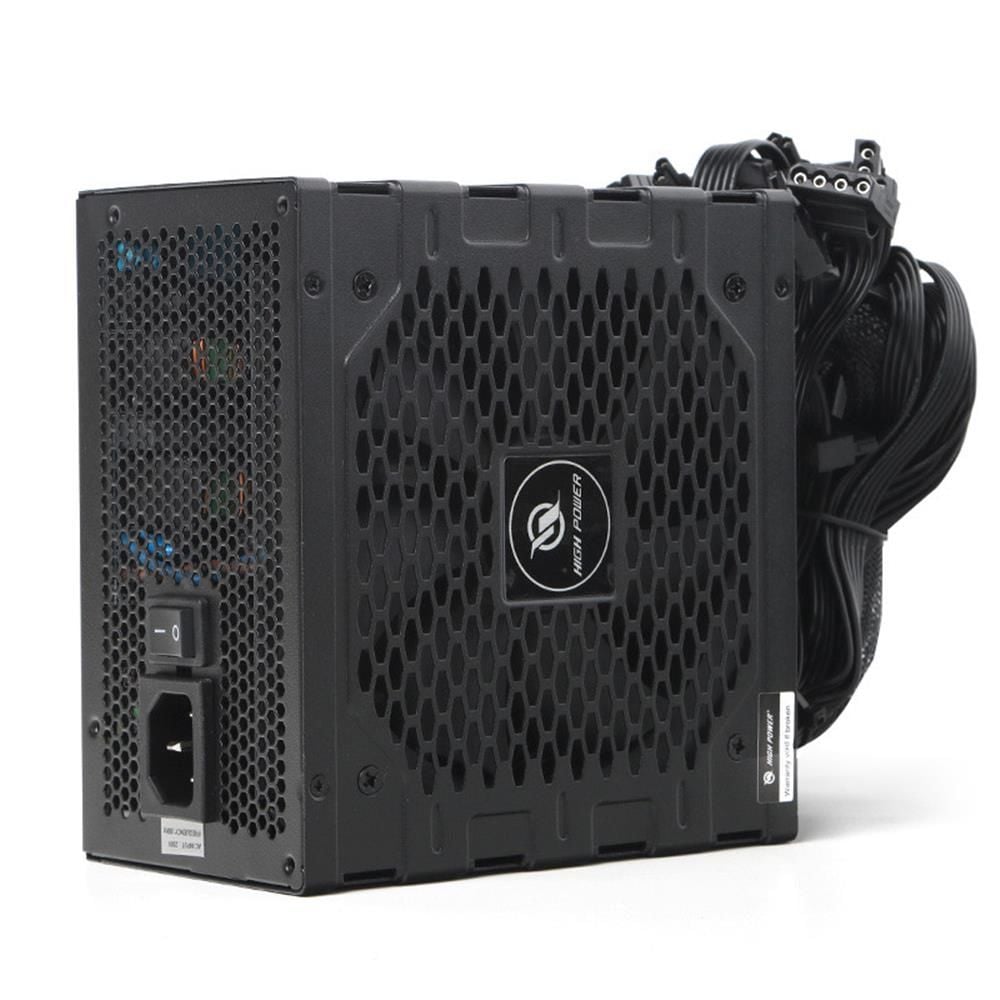 High Power Element‑DD GD 650W 80+ Bronze 54.16A Tek +12V Ray Aktif PFC Siyah ATX 650W Güç Kaynağı