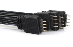 Dark DKCCBR 4-Pin RGB LED Port Çoklayıcı ve Uzatma Kablosu (1 Dişi - 4 Erkek)