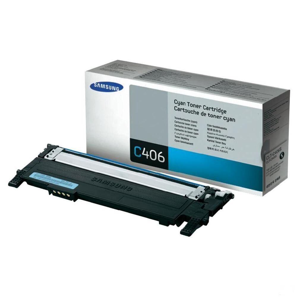 Samsung CLT-C406S Mavi (Cyan) Orijinal Lazer Toner Kartuşu - 1.000 Sayfa (ST986A)