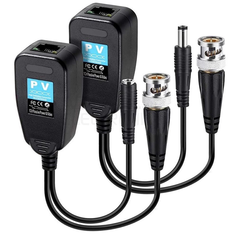 Nova BNC To Ethernet Video Power Balun Çevrimli Güç Aktarımlı Çevirici – Analog HD (AHD/CVI/TVI/CVBS) 8 MP’ye kadar destekleme, BNC & RJ45 konnektör, güç + video tek kablo üzerinden iletim