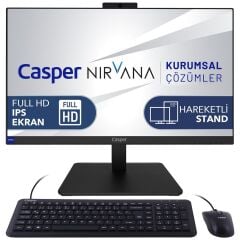 Casper Nirvana One A70.1270-BE00X-V Intel Core i7-12700H 16GB RAM 500GB NVMe SSD 23.8'' FHD Pivot FreeDOS All-in-One Bilgisayar