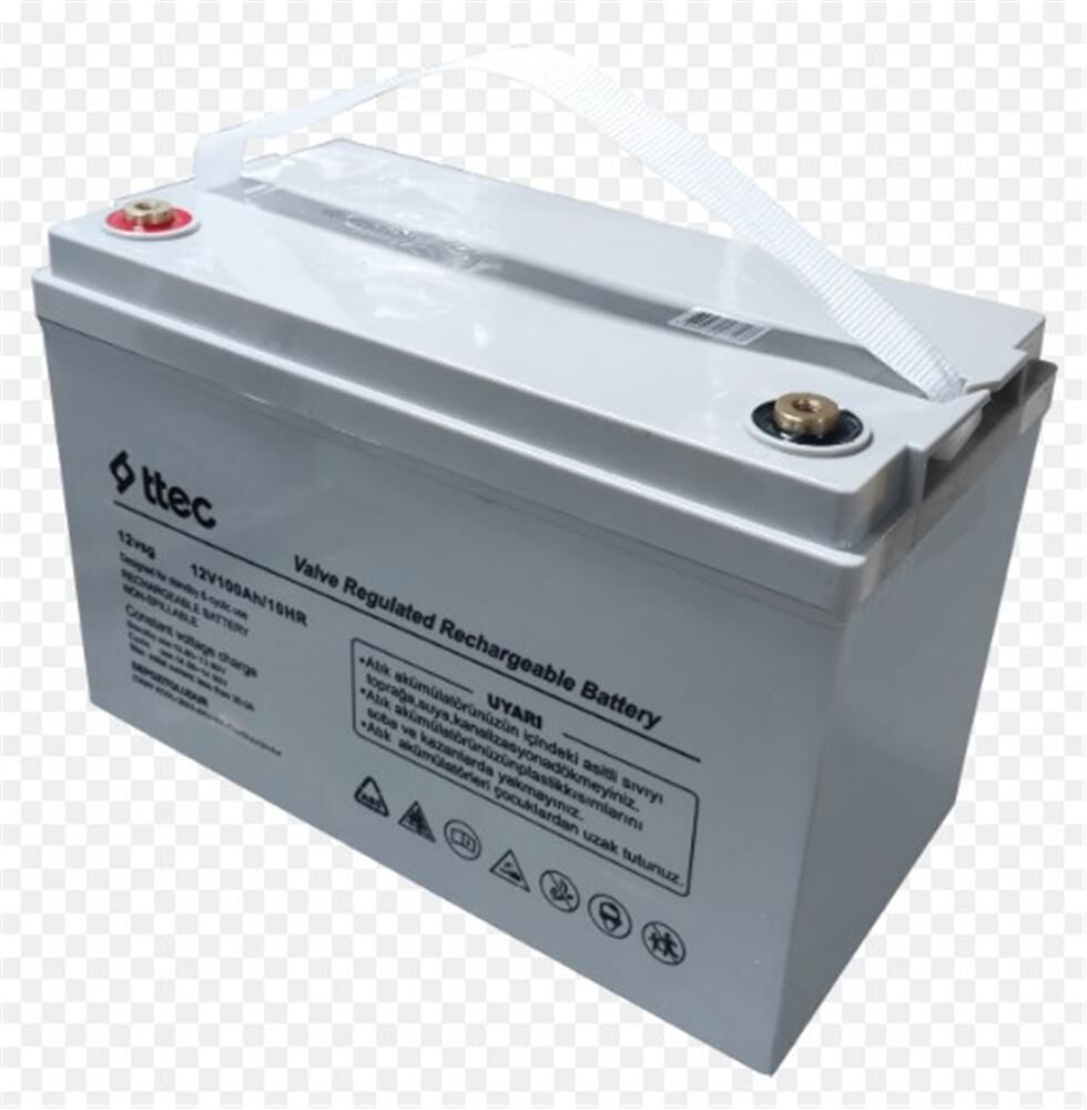 Ttec 12V 100Ah Derin Döngü Bakımsız Jel Akü (Deep Cycle Solar UPS)